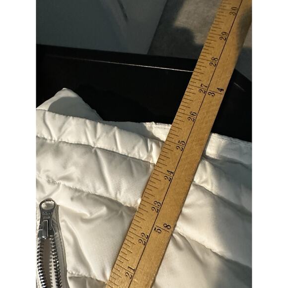 Athleta Small Women Full Zip Up Hooded Puffer Down Jacket Outdoor Light CLT - Picture 9 of 10